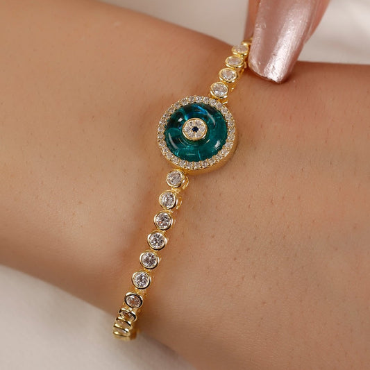 Evil Eye Tennis Bracelet