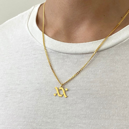 Double Initials Necklace