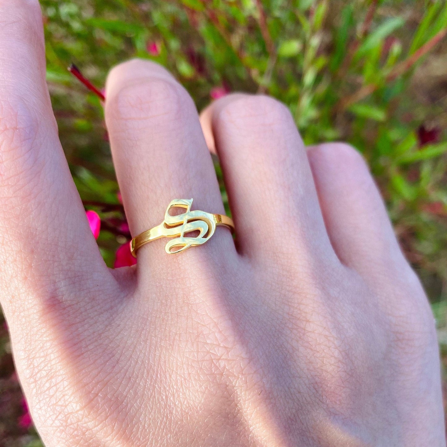 Gothic Initial Ring