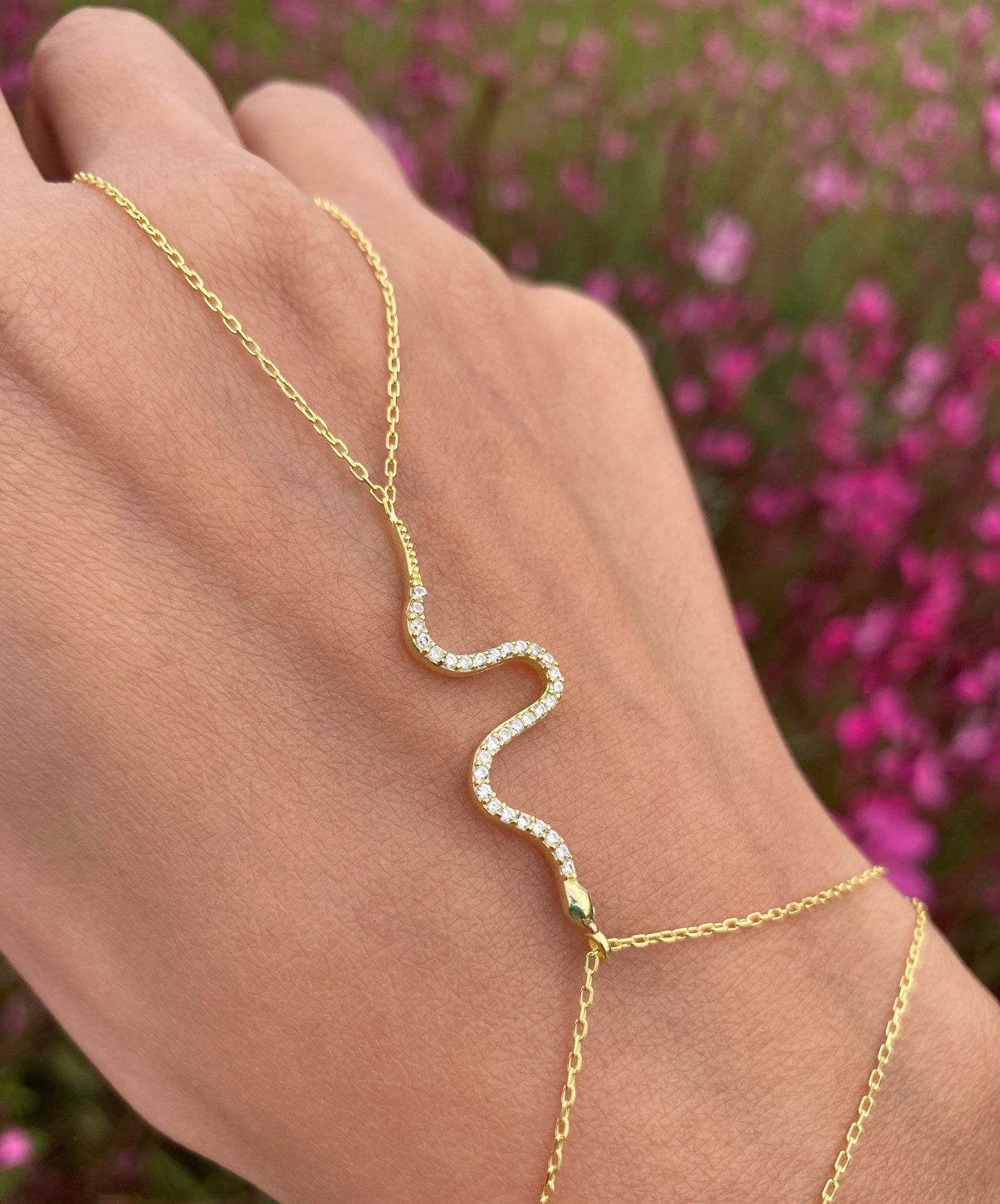 Snake Hand Chain