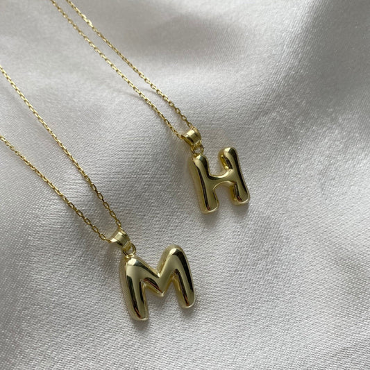 Bubble Letter Necklace