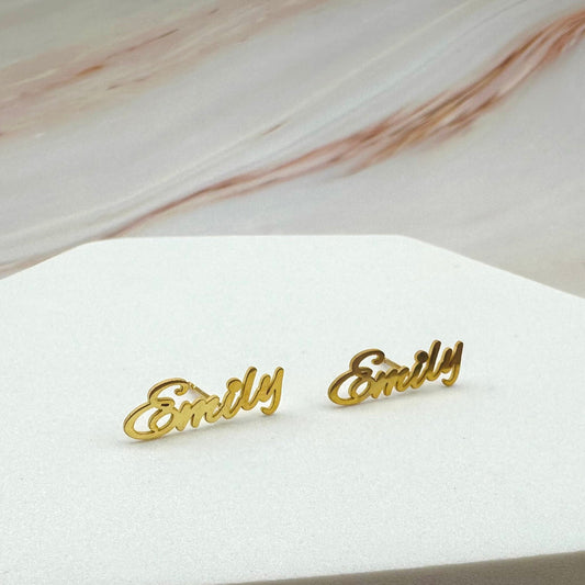 Custom Name Earrings